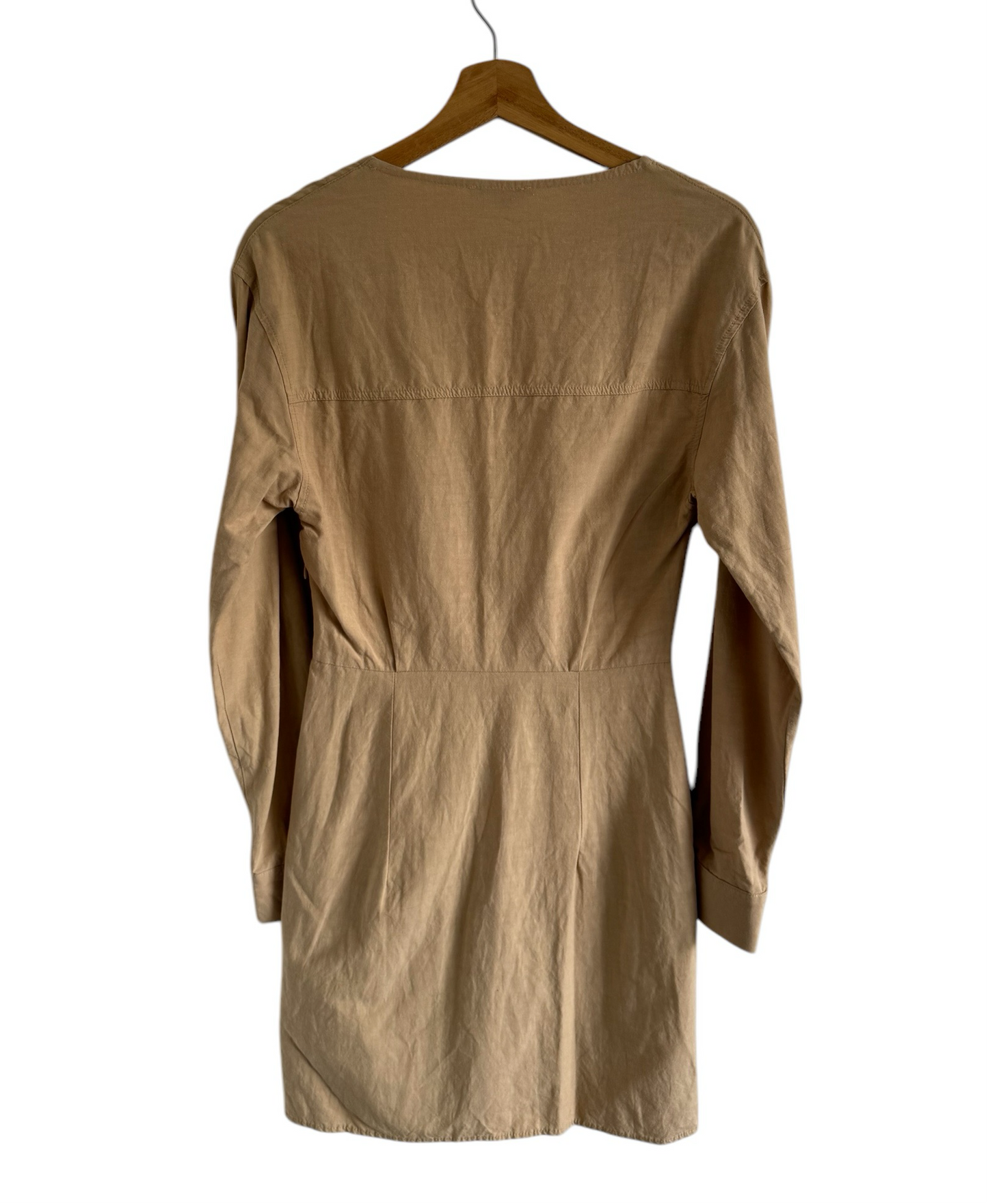 Vestido corto recogido