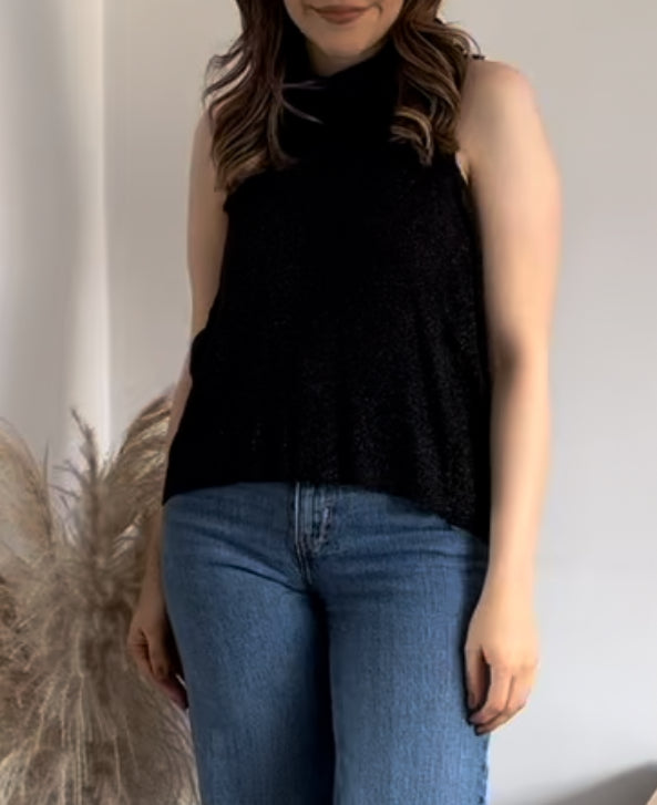 Blusa tejido brillante