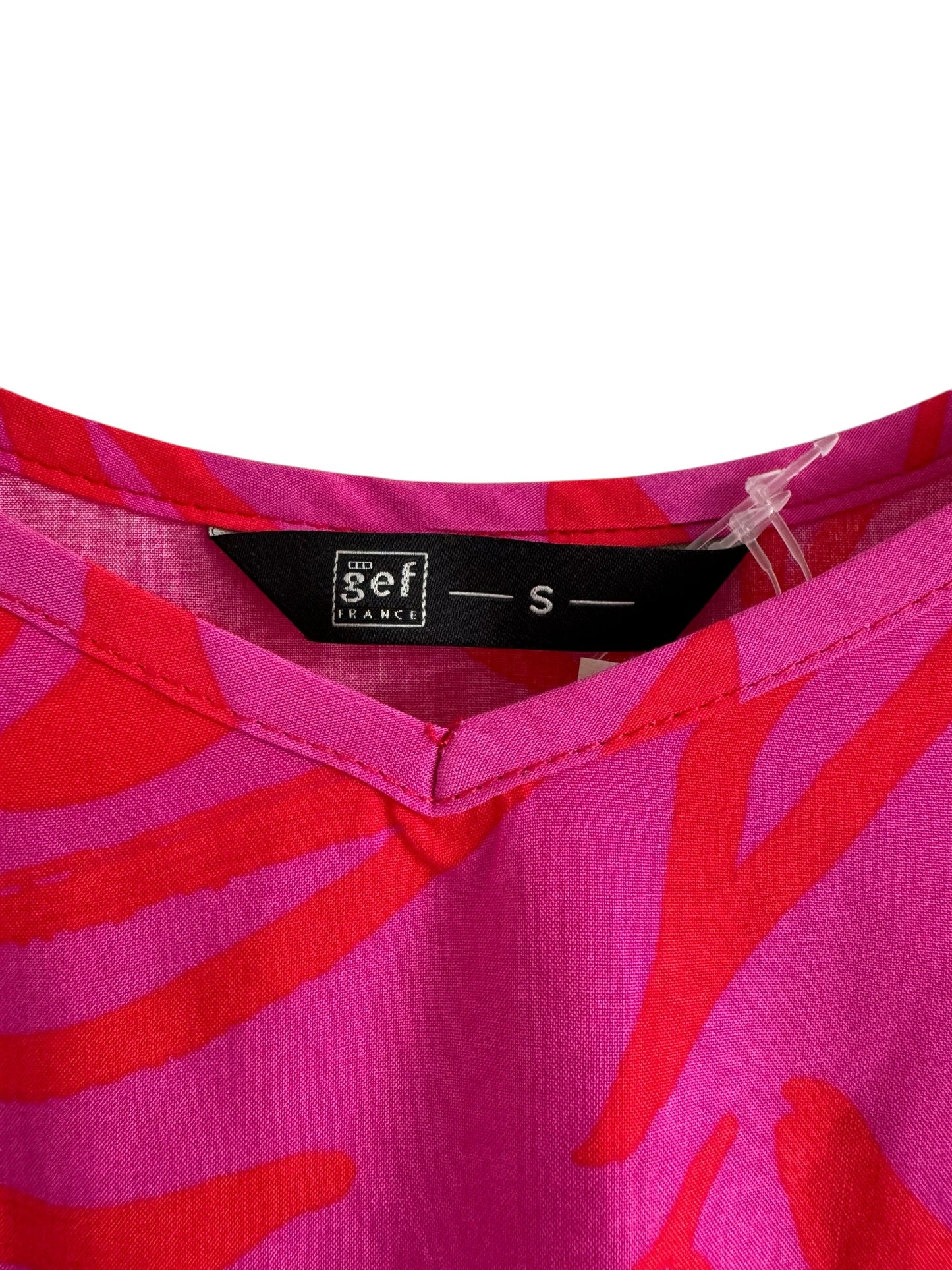 Top tiras estampado