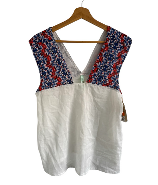 Blusa escote en V