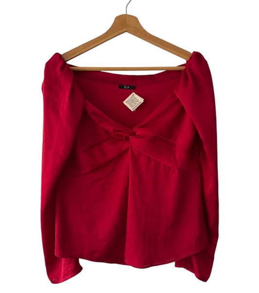 Blusa escarlata