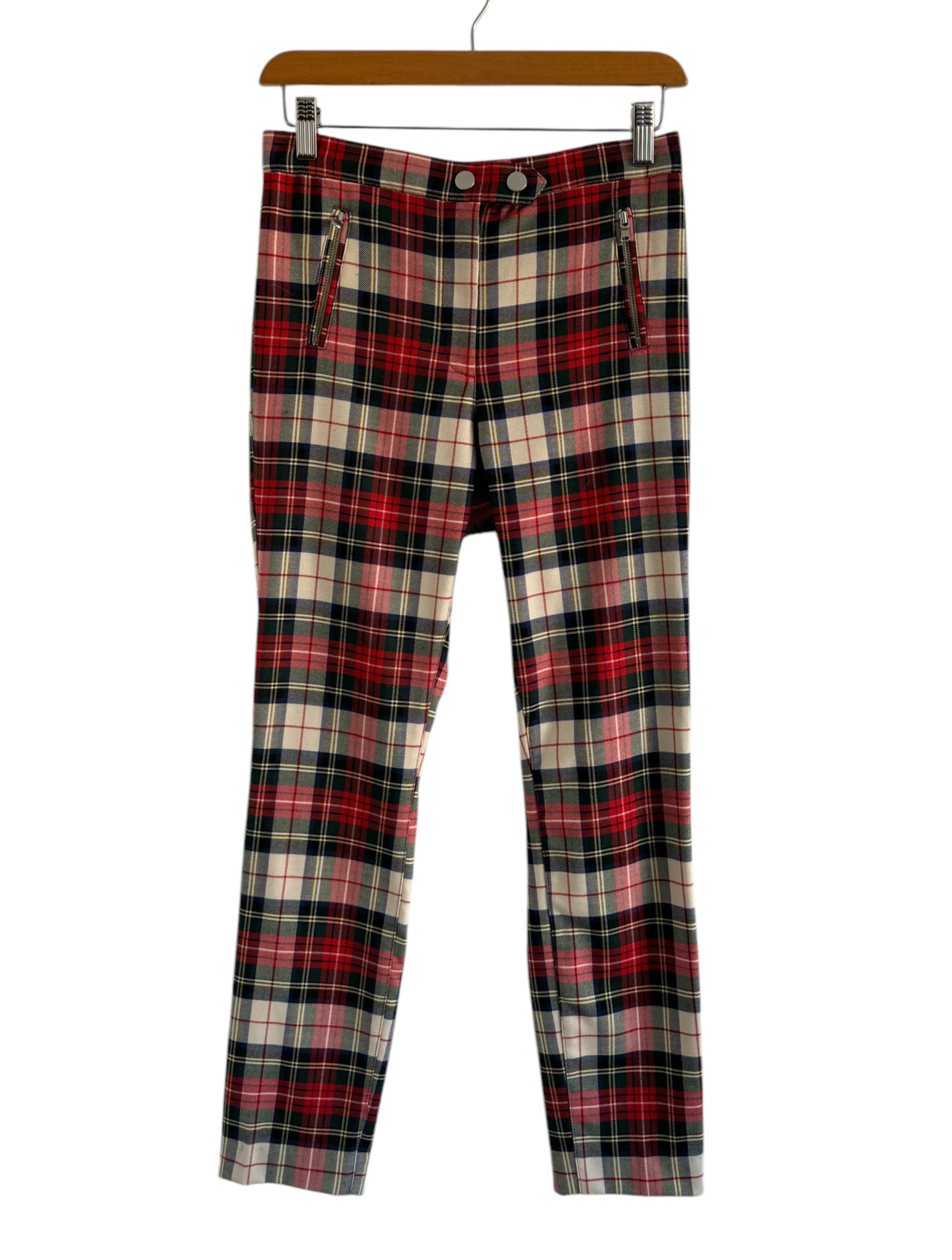 Pantalón estampado cuadros