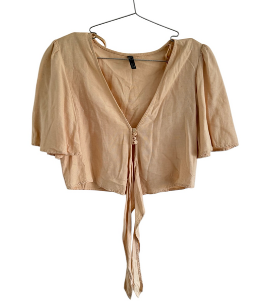 Crop top de amarre