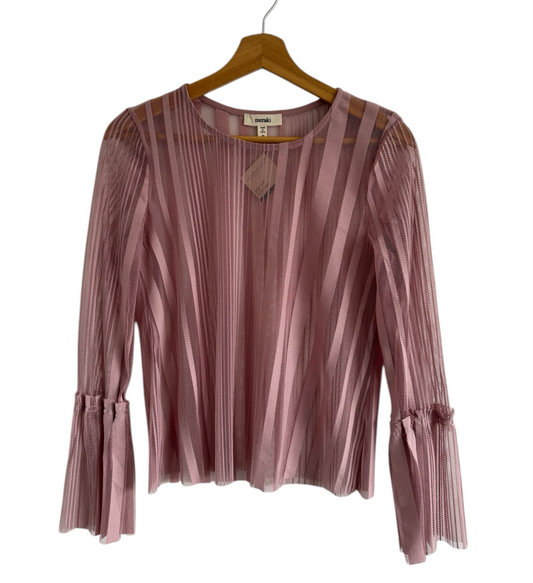 Blusa formal en velo