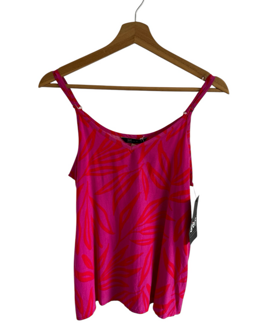 Top tiras estampado
