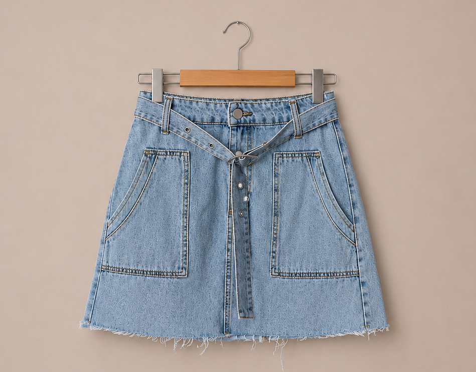 MINIFALDA DENIM