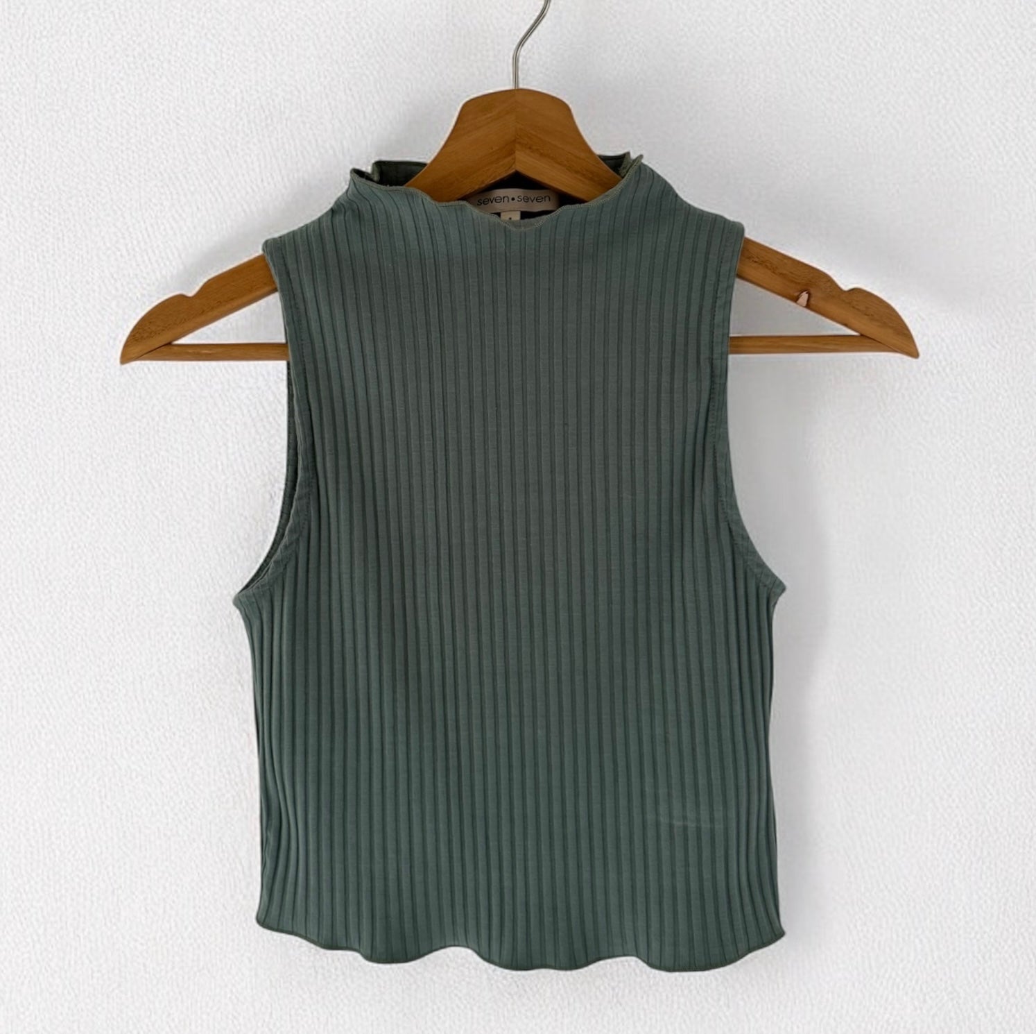 Crop top canalé